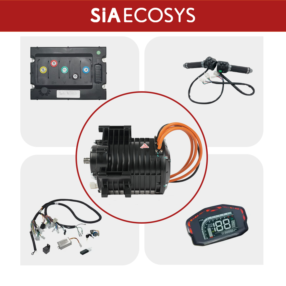 Mid Drive Motor Kit 72V 3000W - Kit motore centrale QSMOTOR QS138 3000W