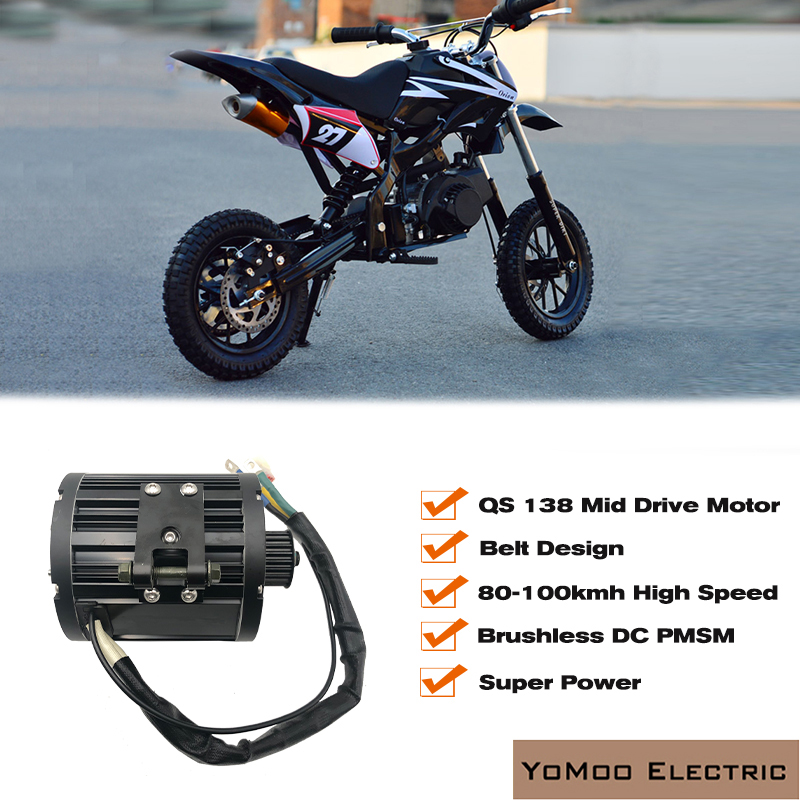 72V 12000W Electric Dirt Bike - Motore centrale PMSM da 17 pollici