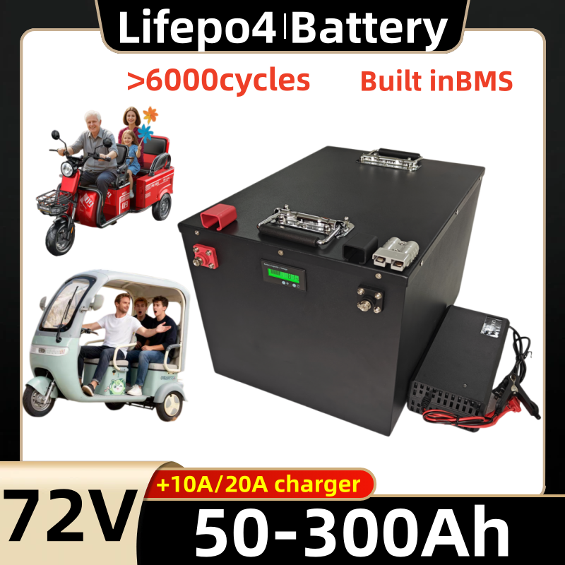 72V 60Ah Lifepo4 Battery Pack - Batteria al litio Lifepo4 72V 50Ah