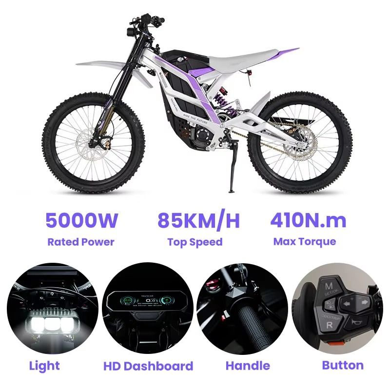 SXLL 79 Moto Elettrica 72V 35A - 72V 12000W Electric Dirt Bike recensione e prezzo