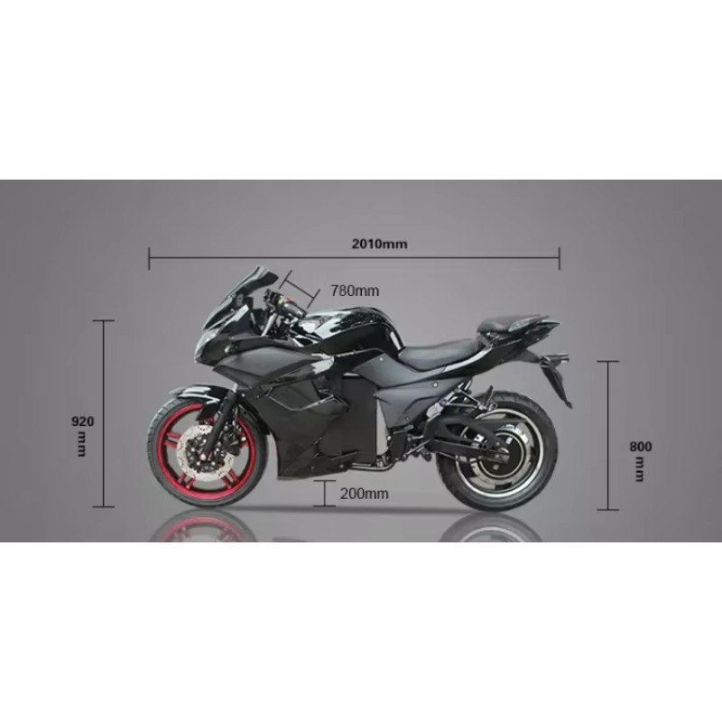 Nuovo Modello DPX 3000w 5000w  - 72V 5000W Electric Motorcycle recensione e prezzo