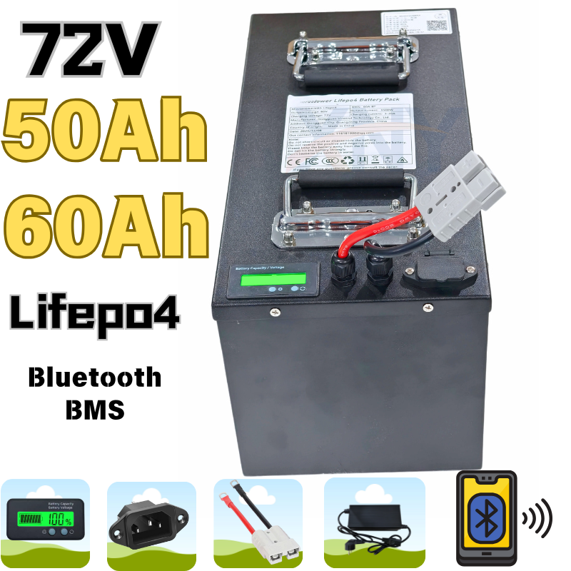 Batteria ricaricabile al litio - 72V 60Ah Lifepo4 Battery Pack recensione e prezzo