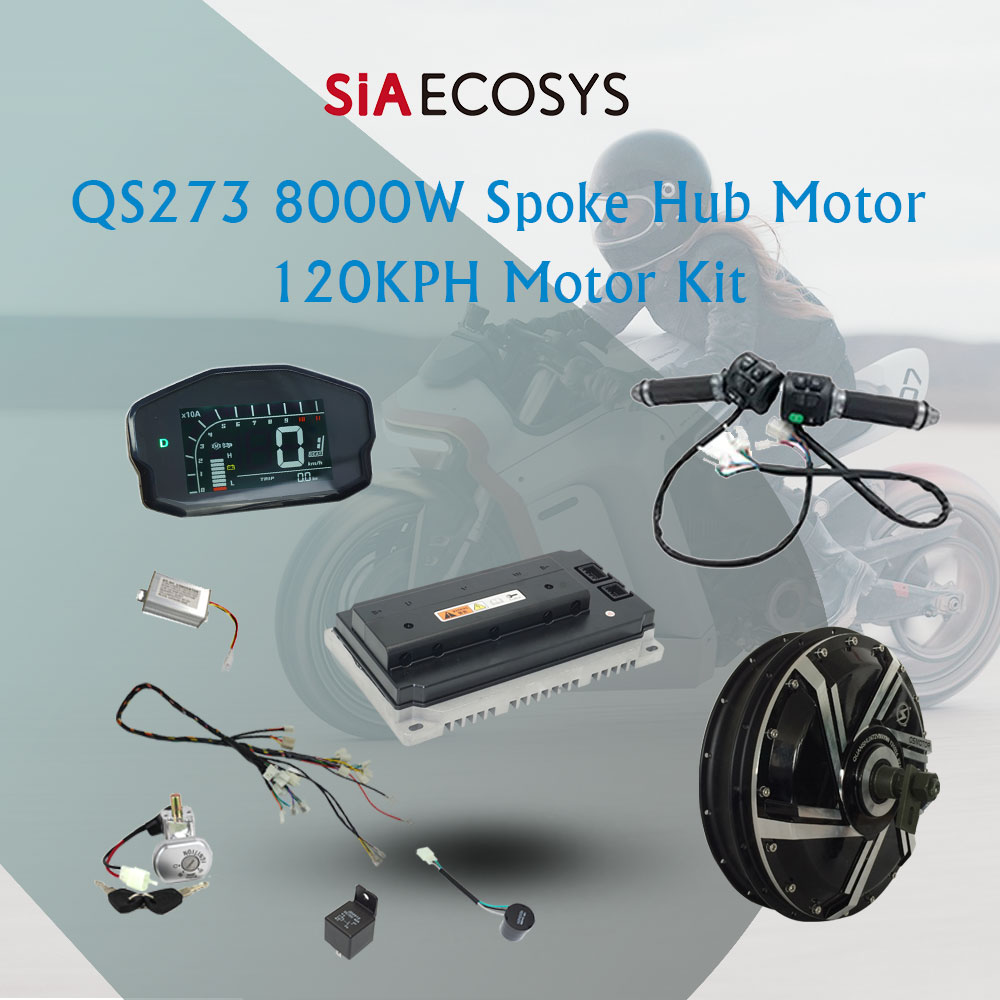 Motore con mozzo a raggi QS273 - Qs273 Hub Motor 8000W 72V recensione e prezzo