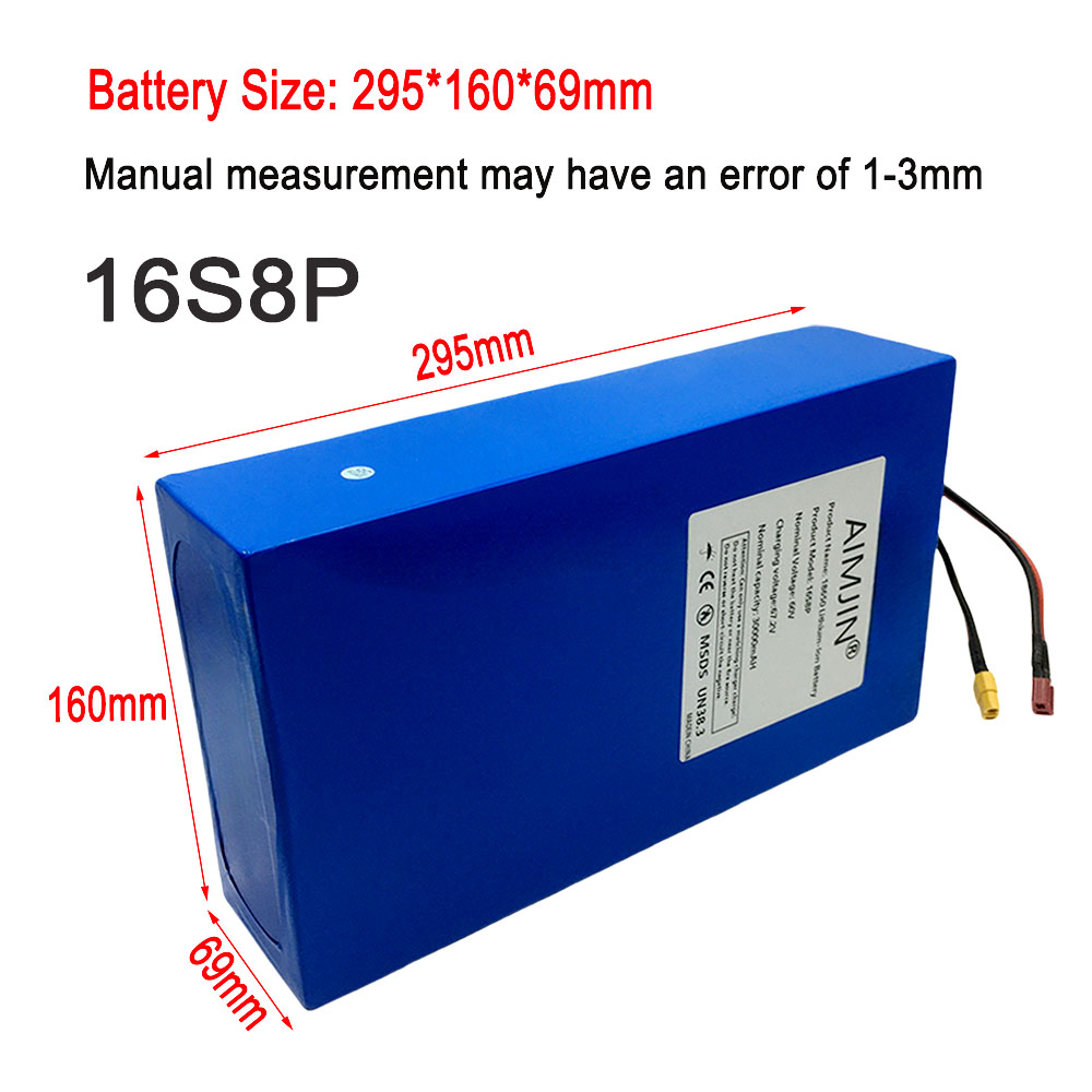 Batteria al Litio 16S8p 1000-3 - 60V 30Ah Electric Scooter Battery recensione e prezzo