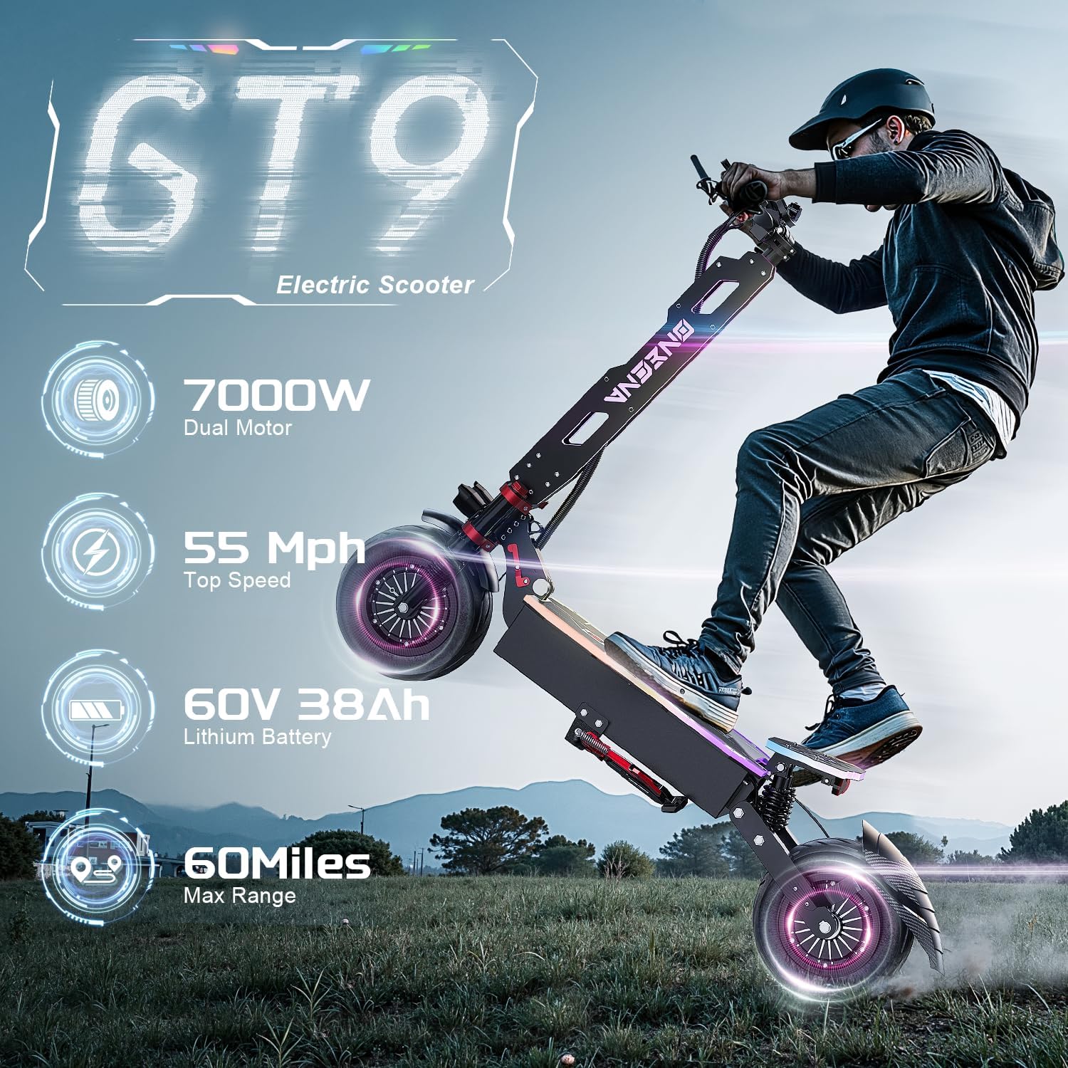 Monopattino Elettrico per Adul - 60V 5600W Dual Motor Electric Scooter recensione e prezzo