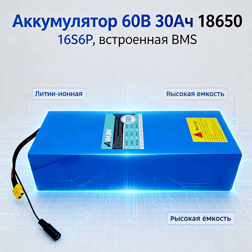 Batteria agli ioni di litio 16 - 60V 30Ah Electric Scooter Battery recensione e prezzo