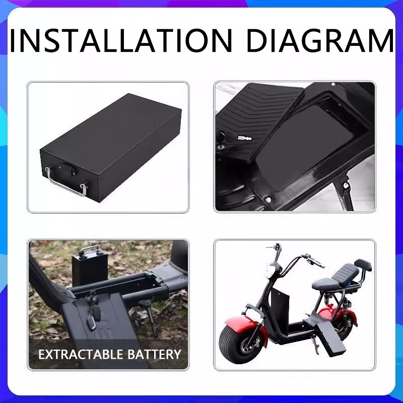 Batteria al litio 60V 20AH-40A - 60V 30Ah Electric Scooter Battery recensione e prezzo